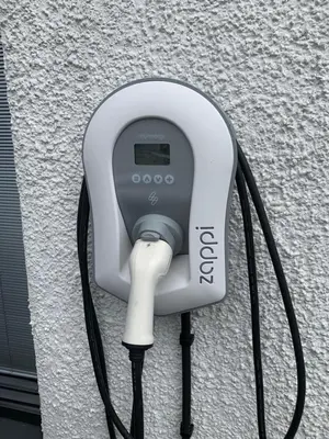 a hair dryer attached to the side of a building at Newton Bothy in Stirling