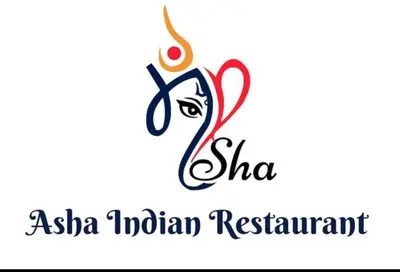 a logo for a sharma indian restaurant at Maltings Hotel in Dunfermline