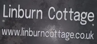 a street sign with the words livanateate at Linburn Cottage Dunfermline near Edinburgh in Dunfermline