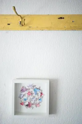 a cat sitting on top of a wooden shelf at MHOR 84 in Kingshouse