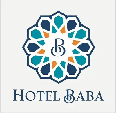 a logo for a hotel babaq at Hotel Baba in Uddingston