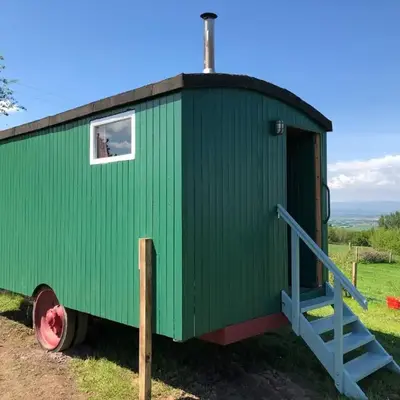 The Bothy and Wagon at Pitmeadow Farm