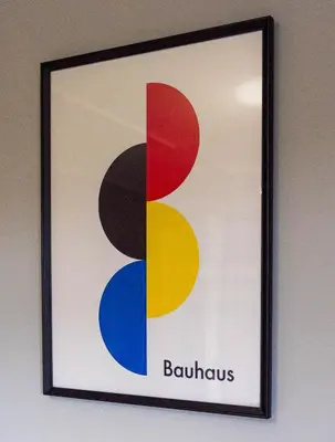a framed picture of a painting on a wall at Croftspar House in Glasgow