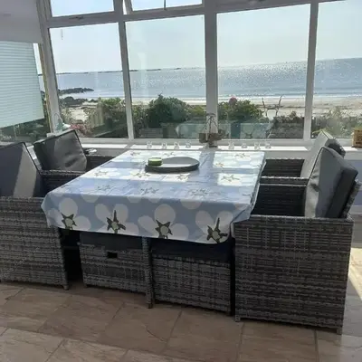 Unique house in an idyllic situation on a beach