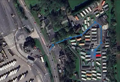 an overhead view of a rendering of a building at Cairnryan - Loch Ryan View in Cairnryan
