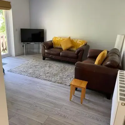 Garden flat