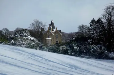an old house on a hill in the snow at 4 Bed in Cardross oc-t30303 in Cardross