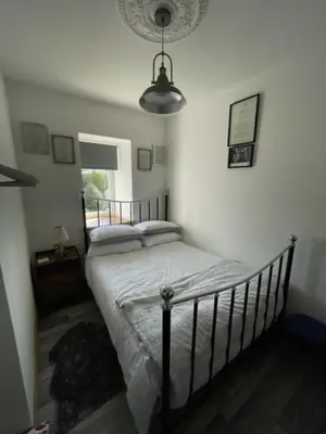 a bedroom with a bed in a room at Rothesay, Isle of Bute in Rothesay