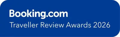 a blue and white sign with the words travelling review awards at South Gyle House - SuperFast WiFi and Free Parking - 7 minutes from Edinburgh Airport in Edinburgh