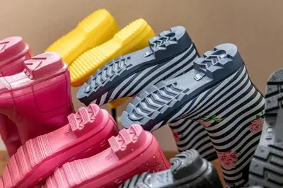 a pile of different colored pairs of shoes at Kilmore Paws and Relax in Comrie