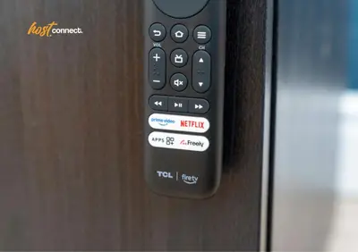 a close up of a remote control on a door at 2 Bed Sleeps 4 with Private Parking in Airdrie in Airdrie