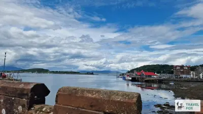 a view of a body of water with boats in it at High Street Stay - Oban in Oban