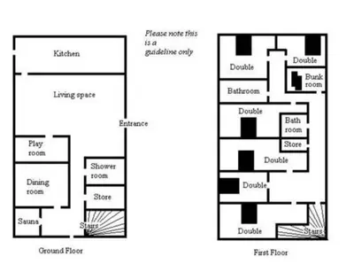 a schematic diagram of a building at Finest Retreats - Old Barn at Ormidale House in Clachan of Glendaruel