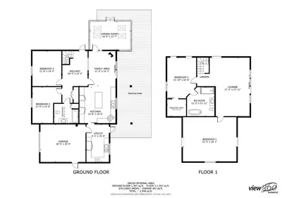 a floor plan of a house at Scone Cottage - Luxury retreat, outstanding views in Craobh Haven