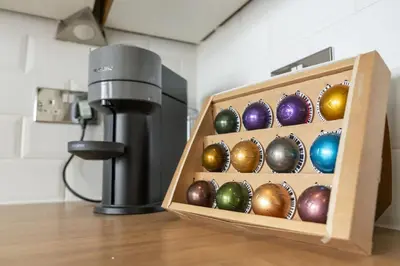 a box of easter eggs next to a camera at The Brora in High Blantyre
