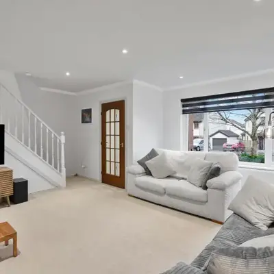 Stylish 3-Bed Home with Private Garden in Airdrie