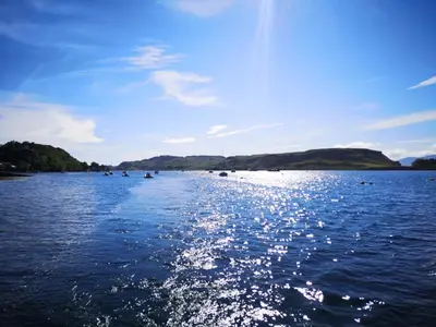 a view of a large body of water at Argyll Mansions in Oban