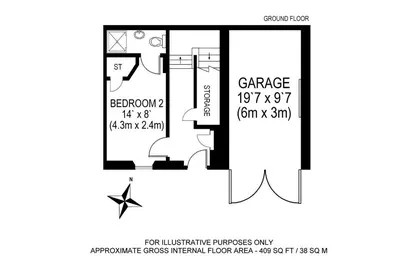 a floor plan of a bathroom with a toilet at Apartment Thistle Lane in Edinburgh