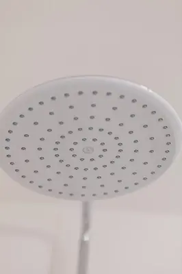 a white table with a shower head on it at Dunfermline - Luxury Two Bedroom Apartment - TP in Dunfermline