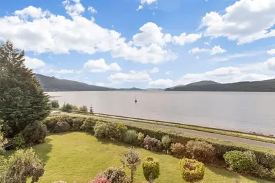 a view of a large body of water at The Creggans Inn in Strachur