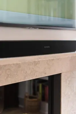 a sony microwave sitting on top of a table at Amazing penthouse, stunning views, Castle 2 mins in Edinburgh
