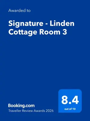 a screenshot of a cell phone with the textine lincoln college room at Signature - Linden Cottage Room 3 in Airdrie