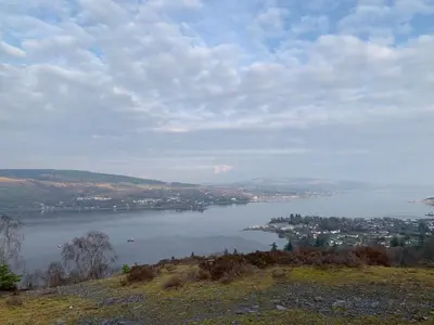 a view of a large body of water at The Clachan Flat in Rosneath