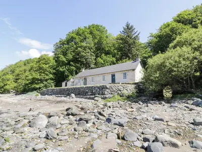 an old stone building on a rocky road at North Segganwell - Culzean Castle in Maybole