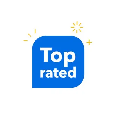 a blue top rated dialog box with the text top rated at The Cochno Flat, Clydebank in Dalmuir