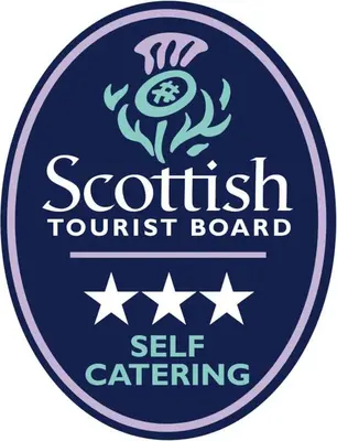 a label for a scottish tourist board with stars at Andreu Cottage in Callander