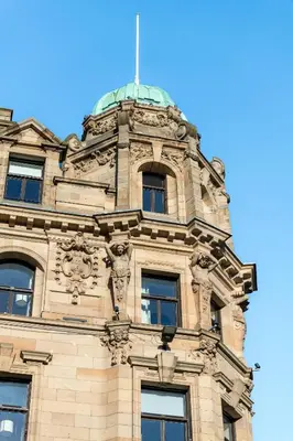 a building with a dome on top of it at RÌGH Residences - George Street in Edinburgh