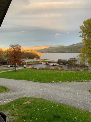 a view of a body of water with a lake at Milton Bay Luxury lodge wrapped in exceptional scenery in Morenish