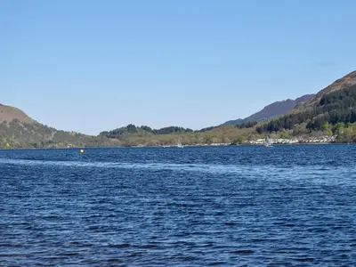 a large body of water with boats in it at Arden House in Comrie