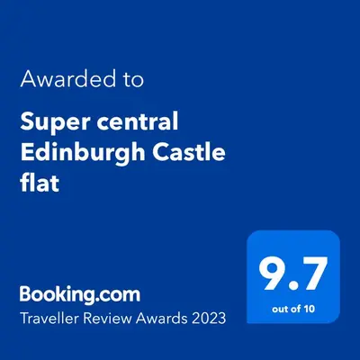 a blue screen with the text upgraded to super central enrollment castle at Super central Edinburgh Castle basement in Edinburgh