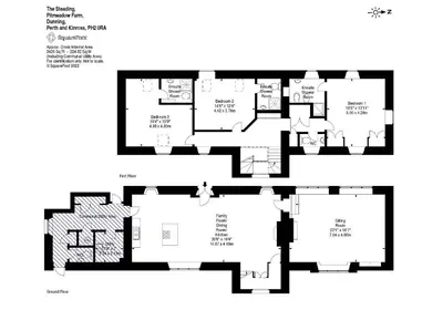 a floor plan of a house at The Steading at Pitmeadow Farm in Dunning