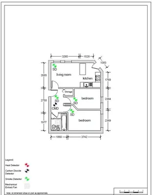 a floor plan of a house with at Bright Central Flat with Balcony and Free Parking in Glasgow