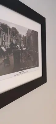 a black and white picture of a city street at Anchors Rest in Ayr
