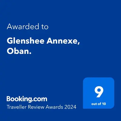 a screenshot of a phone with the text awarded to gleichen answer oban at Glenshee Annexe, Oban. in Oban