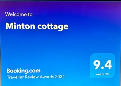 a screenshot of a confirmation certificate on a cell phone at Minton cottage in Leadhills